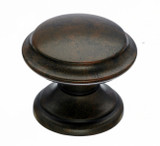 Top Knobs Flat Top 1 3/8" Diameter Round Knob, Patina Rouge - M1231