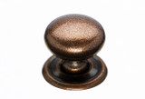 Top Knobs Victoria 1 1/4" Diameter Round Knob, Old English Copper - M26