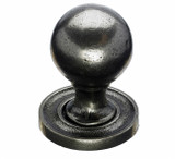 Top Knobs Paris Smooth 1 1/4" Diameter Round Knob, Cast Iron - M50