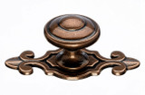 Top Knobs Canterbury 1 1/4" Diameter Round Knob, Old English Copper - M231