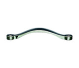 Top Knobs Saddle 5 1/16" Center to Center Bar Pull, Polished Nickel - M1263