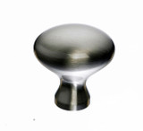 Top Knobs Egg 1 1/4" Length Oval Knob, Brushed Satin Nickel - M370