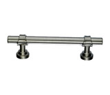 Top Knobs Bit 3 3/4" Center to Center Bar Pull, Brushed Satin Nickel - M1288