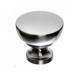 Top Knobs Bergen 1 1/4" Diameter Round Knob, Brushed Satin Nickel - M1119