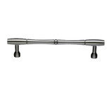 Top Knobs Nouveau Bamboo 7" Center to Center Bar Pull, Brushed Satin Nickel - M723-7