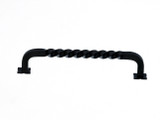 Top Knobs Twist 7" Center to Center Bar Pull, Patina Black - M1246-7