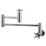 Kingston Brass Wall Mounted Pot Filler Faucet - Polished Chrome Kingston Brass Wall Mounted Pot Filler Faucet - Polished Chrome