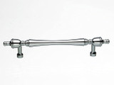Top Knobs Somerset Finial 7" Center to Center Bar Pull, Polished Chrome - M817-7