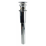 Mountain Plumbing Stationary Dome Lav Drain With Overflow - Brushed Nickel - MT744-3/BRN