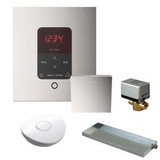 Mr. Steam MSBUTLER1 SQ-PN Butler Package with iTempo Pro Square Programmable Control for Steam Bath Generator - Polished Nickel