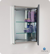 Fresca FMC8058 19.75" Mirrored Bathroom Medicine Cabinet 26" H X 19.5" W