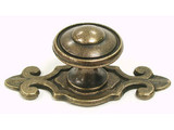 Top Knobs Canterbury 1 1/4" Diameter Round Knob, German Bronze - M31