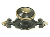 Top Knobs Canterbury 1 1/4" Diameter Round Knob, Dark Antique Brass - M28