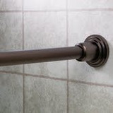 Gatco 820 Marina Shower Rod Shower Curtain Rod Set - Oil Rubbed Bronze