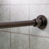 Gatco Marina Shower Rod Shower Curtain Rod Set - Oil Rubbed Bronze - 820