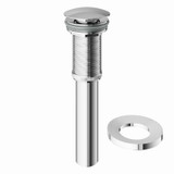 Vigo Bathroom Vessel Sink Drain Without Overflow - Chrome