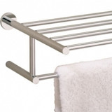 Valsan Porto 675632ES 23 5/8" Towel Bar & Shelf - Satin Nickel