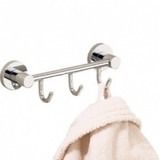 Valsan Porto 67513NI Triple Prong Robe Hook - Polished Nickel