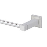 Valsan Cubis Plus 67446ES 24 1/2" Towel Bar / Rail - Satin Nickel