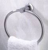 Valsan Nova 67140CR 7 7/8" Towel Ring - Chrome