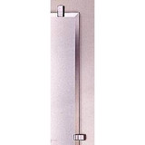 Valsan Cubis Plus 664011ES 20 1/2" x 15 1/2" Rectangular Mirror w/Fixing Caps - Satin Nickel