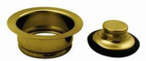 Trim To The Trade Waste King EZ Mount Disposal Flange & Stopper, Flat Black - 4T-213K-20