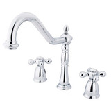 Kingston Brass Two Handle Widespread Kitchen Faucet - Polished Chrome KB1791AXLS