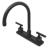 Kingston Brass Two Handle Widespread Kitchen Faucet - Oil Rubbed Bronze KS8795CQLLS