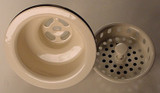 Trim To The Trade 4T-231-19 Post Style Basket Strainer for Kitchen Sink - Almond