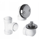 Mountain Plumbing Lift & Turn Bath Waste & Overflow Plumber"s Half Kit - Pewter - BDWPLTP/PEW