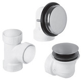 Mountain Plumbing Soft Toe Touch Bath Waste & Overflow Kit - Polished Chrome - BDWUNVP/CPB