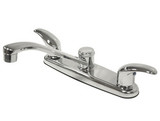Kingston Brass Two Handle Widespread Kitchen Faucet - Polished Chrome KB6271LL