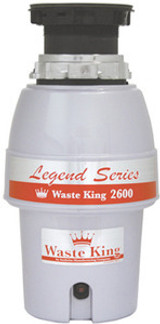 Waste King L-2600 1/2 HP Continuous Feed Garbage Disposal  - Easy Mount
