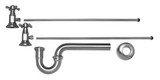 Mountain Plumbing Brass Lav Supply Kits W/P-Trap - Polished Brass - MT8104-NL/PVD