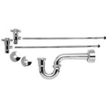 Mountain Plumbing Lavatory Supply Kits with P-Trap - Polished Chrome - MT8101-NL/CPB