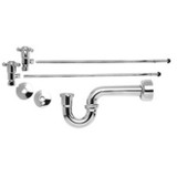 Mountain Plumbing Lavatory Supply Kits with P-Trap - Polished Chrome - MT8100-NL/CPB