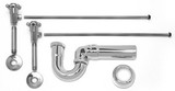 Mountain Plumbing MT3046-NL/BRN Lav Sweat Valve  Supply Kits W/New England/ Massachusetts P-Trap -  Brushed Nickel