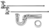 Mountain Plumbing MT3044-NL/BRN Lav Supply Kits W/New England/ Massachusetts P-Trap -  Brushed Nickel