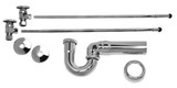 Mountain Plumbing MT3043-NL/BRN Lav Supply Kits W/New England/ Massachusetts P-Trap -  Brushed Nickel