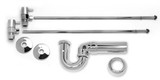 Mountain Plumbing Lav Supply Kits W/New England/ Massachusetts P-Trap - Brushed Nickel - MT3041-NL/BRN
