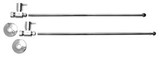 Mountain Plumbing Lavatory Straight Supply Kit - Polished Chrome - MT5121L-NL/CPB