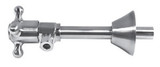 Mountain Plumbing MT416X-NL/PN Cross Handle Sweat Angle Valve -  Polished Nickel