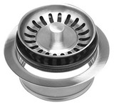 Mountain Plumbing MT200EV PS Waste Disposer Flange and Stopper Strainer - Polished Stainless