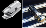 Amba Antus Bathrobe Hanger - Robe Hook - Attaches to Towel Warmer - Polished Stainless - AA-BH-P