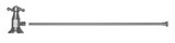 Mountain Plumbing Cross Handle Toilet Angle Supply Kit - Satin Chrome - MT4831X-NL/SC