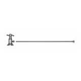 Mountain Plumbing Cross Handle Toilet Angle Supply Kit - Matte Black - MT4831X-NL/MB