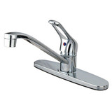 Kingston Brass Single Loop Handle Kitchen Faucet - Polished Chrome