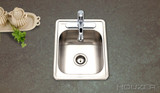 Hamat HOTEL SERIES Topmount 17" x 22" Bar Sink - Stainless Steel
