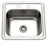 Hamat HOTEL SERIES 15" X 15" Bar Sink -Stainless Steel