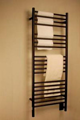 Amba Jeeves DSO-20 D Straight Electric Heated Towel Warmer - Oil Rubbed Bronze - 20-1/2" W x 52-3/4" H